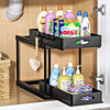 Dual Sliding Cabinet Under Sink Organizer