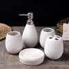 European Style Ceramic Bathroom Five-piece Set - Diinina Home