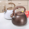 Antique Whistling Kettle Flat Bottom Tea Kettle