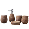 European Style Ceramic Bathroom Five-piece Set - Diinina Home