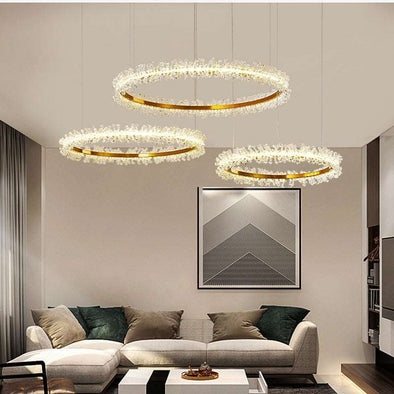 Living Room Crystal Chandelier - Diinina Home