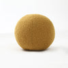 Round Velvet Soft Ball Sofa Pillow On Bay Window Bed