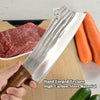 Kegani Meat Cleaver Knife  - High Carbon Steel Butcher Knife For Meat Cutting, Bone Cutting