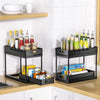 Dual Sliding Cabinet Under Sink Organizer